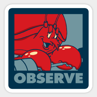 Observe! Sticker